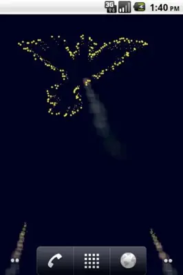 St Valentine Fireworks LWP android App screenshot 2